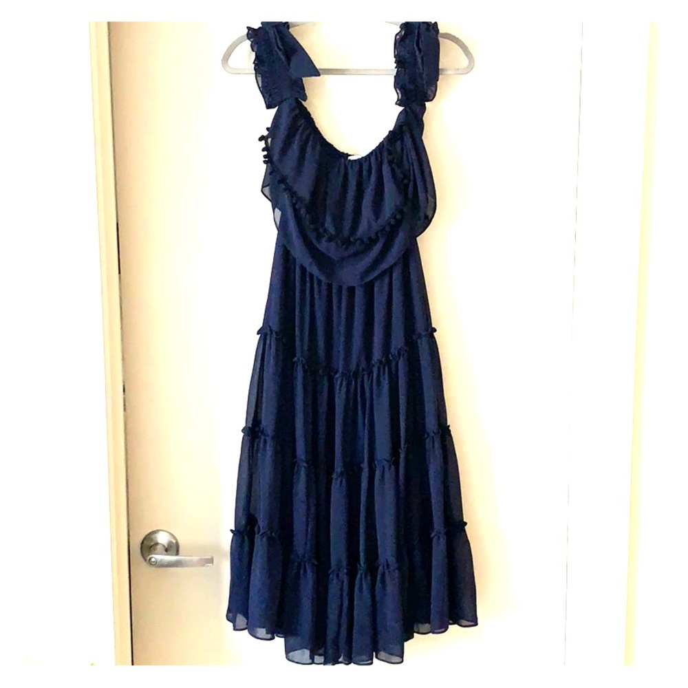 MISA Los Angeles navy dress- worn once
